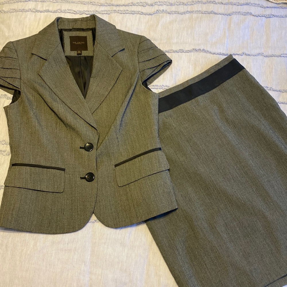 The Limited Suit Jacket and Skirt